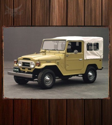 Металлическая табличка Toyota Land Cruiser (BJ40L)